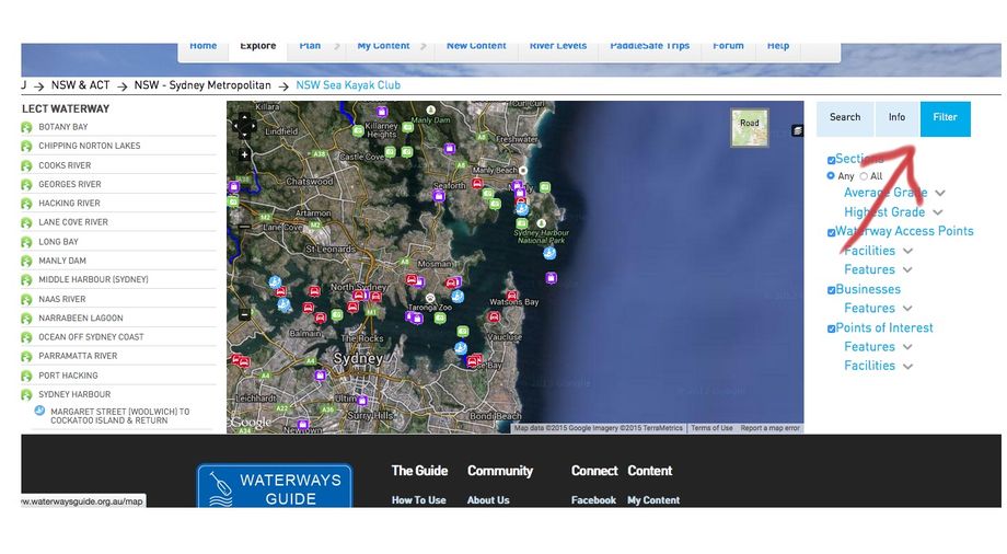 canoe club, access points, waterways 