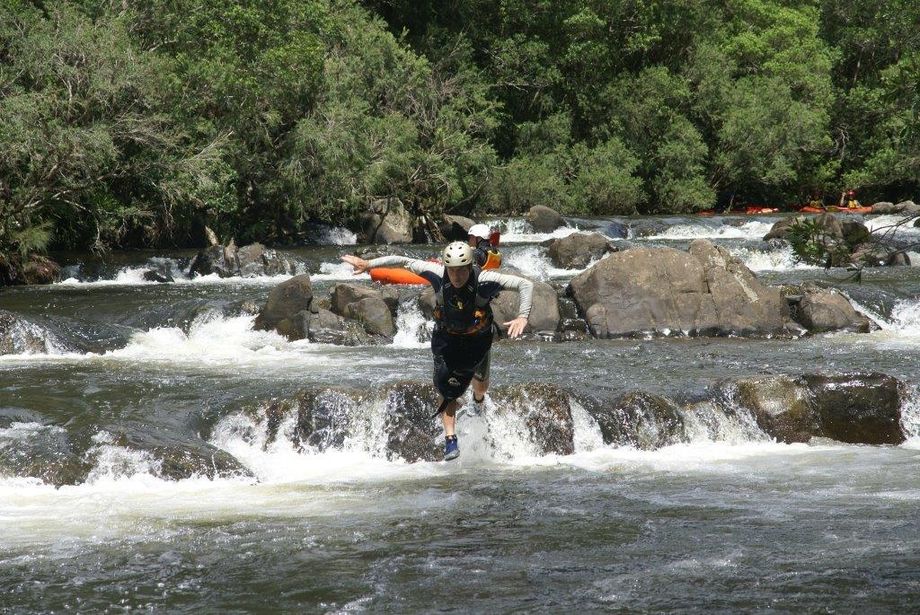 water level can effect the fun on this rapid.