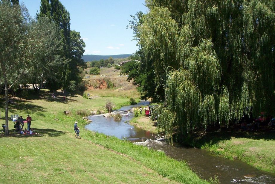 Belabula River  below Carcoar dam wall- carcoar Belabula River  below Carcoar dam wall