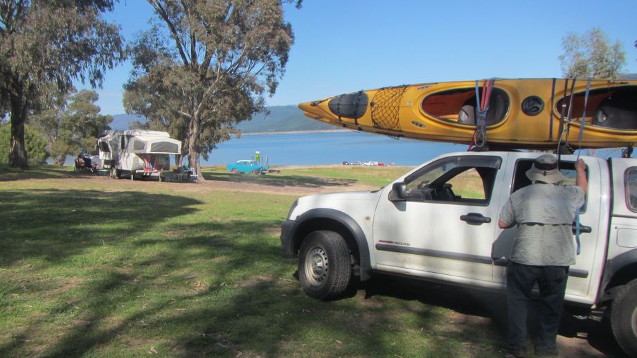 The Pines to boat ramp Blowering Reservoir