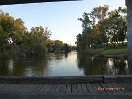 Lachlan river downstream of old low level Bridge Cowra