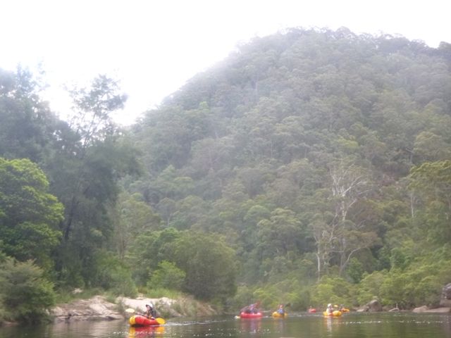 Packrafting on the Grose