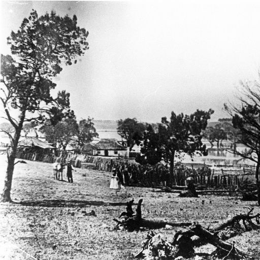 George Edward's hut at "Edward's Crossing". Acknowledgement: SLSA Digital Collection PRG1258.2.1641 Sorry, the photo didn't load properly on your system