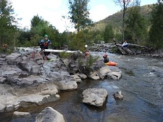 Kambah Pool to Cotter Grade 2-3 Section murrumbidgee easy rapid
