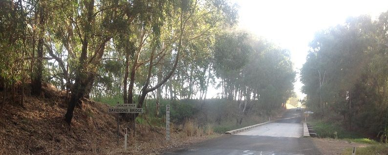 Davidsons Bridge, Merriganowry Road. Lachlan River