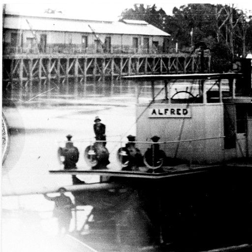 PS Alfred near Echuca Wharf, circa 1911, image from archives SLSA Sorry, the photo didn't load properly on your system