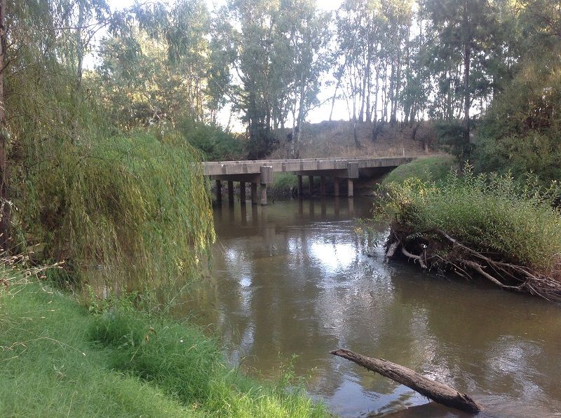 Davidsons Bridge,  Lachlan River , low level crossing